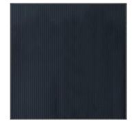 vidaXL Tapis carré en bambou – Gris 100 x 100 cm