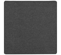 vidaXL Tapis Couloir Gris foncé 100 x 100 cm 100% Polypropylène