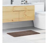 vidaXL Tapis de bain Marron 50 x 80 cm Polypropylène
