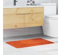 vidaXL Tapis de bain Orange 60 x 90 cm Polypropylène