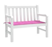 vidaXL Tapis de Chaise Tissu Oxford Rose 100 x 50 x 3 cm, Coussin Moderne rectangulaire pour Salon, en Mousse Durable, Indoor, Outdoor, Parfait pour Le Jardin