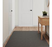 vidaXL Tapis de Couloir Anthracite 100x180 cm, Tapis d'entrée, Tapis de Porte, Tapis de Couloir Lavable, Moquette de Couloir, Moquette de Sol