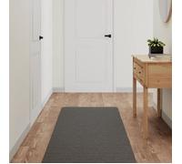 vidaXL Tapis de Couloir Anthracite 60x180 cm, Tapis d'entrée, Tapis de Porte, Tapis de Couloir Lavable, Moquette de Couloir, Moquette de Sol