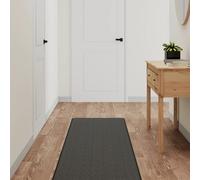 Vidaxl Tapis De Couloir Aspect Sisal Anthracite 50x300 Cm