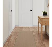 Vidaxl Tapis De Couloir Aspect Sisal Sable 50x200 Cm