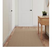 vidaXL Tapis de couloir aspect sisal 355792 — sable 80x300 cm, lavable