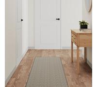 Vidaxl Tapis De Couloir Aspect Sisal Taupe 50x200 Cm