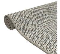 Vidaxl Tapis De Couloir Aspect Sisal Taupe 80x150 Cm