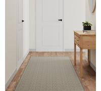 Tapis de couloir aspect sisal taupe 50x100 cm tapis d'entrée vidaXL
