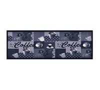 vidaXL Tapis de cuisine lavable Bleu café 60x300 cm