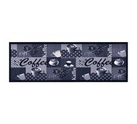 vidaXL Keukenmat wasbaar Coffee 60x300 cm blauw315969 Multicolore G