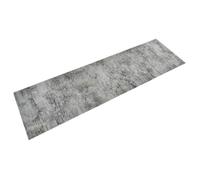 vidaXL Tapis de cuisine lavable impression béton 45x150 cm velours 136570