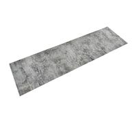 vidaXL Tapis de cuisine lavable impression béton 45x150 cm velours