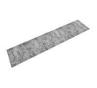 vidaXL Tapis de cuisine lavable impression béton 60x300 cm velours 136572