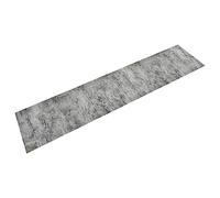 vidaXL Tapis de cuisine lavable impression béton 60x300 cm velours
