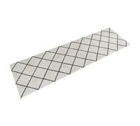 vidaXL Tapis de cuisine lavable impression carrée 45x150 cm velours