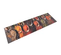 vidaXL Tapis de cuisine lavable impression cuillère épices 45x150 cm