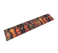 vidaXL Tapis de cuisine lavable impression cuillère épices 60x300 cm