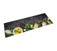 vidaXL Tapis de Cuisine Lavable Impression d'Épices, Paillasson Antidérapant, Tapis de Sol, Tapis devant Évier, Moderne, 4005608
