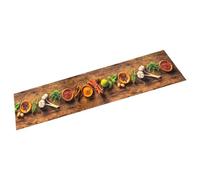 vidaXL Tapis de cuisine Impression d'Épices lavable antidérapant velours 60x180 cm