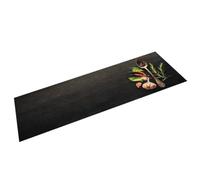 vidaXL Tapis de Cuisine Lavable Impression d'Épices, Paillasson Antidérapant, Tapis de Sol, Tapis Devant Évier, Moderne, 45x150 cm Velours