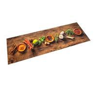 Tapis de cuisine - vidaXL - 60x300 cm - Lavable - Velours - Motif épices