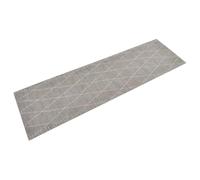 vidaXL Tapis de Cuisine Lavable Impression Losange 45x150 cm Velours, Tapis de Sol de Cuisine, Tapis de Cuisine antidérapant, Tapis de Cuisine imperméable