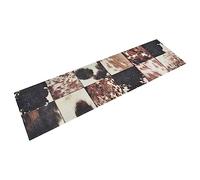 vidaXL Tapis de cuisine Impression peau d'animal lavable antidérapant imperméable 45x150 cm