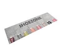 vidaXL Tapis de cuisine lavable impression shoezone 60x180 cm velours