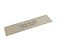 vidaXL Tapis de cuisine lavable imprimé Home capitales 60x300 cm