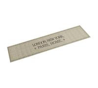 vidaXL Tapis de cuisine lavable imprimé Home capitales 60x300 cm