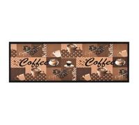 vidaXL Tapis de cuisine lavable Marron café 60x180 cm 315971