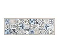 vidaXL Tapis de Cuisine Lavable Paillasson de Bureau Moquette de Sol Tapis de Couloir Tapis de Couloir Moquette de Cuisine Mosaïque 60x300 cm