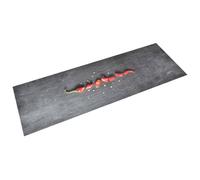vidaXL Tapis de cuisine lavable Poivre 60x180 cm