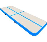 Vidaxl Tapis Gonflable De Gymnastique Avec Pompe 500x100x20cm Pvc Bleu