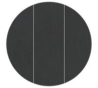 vidaXL Couvercle de piscine rond Noir Polyéthylène Ø 396 cm Durable