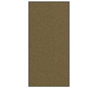 vidaXL Tapis de Porte Lavable Marron 120x250 cm