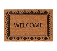 Vidaxl Tapis De Porte Naturel 40x60 Cm Fibre De Coco Touffeté