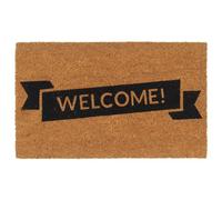 Vidaxl Tapis De Porte Naturel 45x75 Cm Fibre De Coco Touffeté