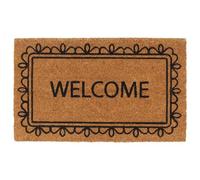 Vidaxl Tapis De Porte Naturel 45x75 Cm Fibre De Coco Touffeté