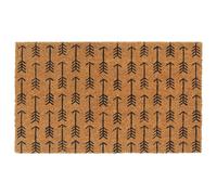 Vidaxl Tapis De Porte Naturel 45x75 Cm Fibre De Coco Touffeté