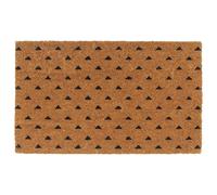 vidaXL Tapis de Porte, Paillasson Antidérapant, Tapis de Sol, Tapis d'Entrée Jardin, Moderne, Naturel 45x75 cm Fibre de Coco Touffeté