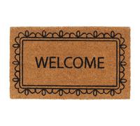Vidaxl Tapis De Porte Naturel 45x75 Cm Fibre De Coco Touffeté