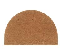 vidaXL Tapis de porte paillasson antidérapant demi-rond 60x90 cm fibre de coco touffeté