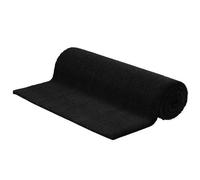 Vidaxl Tapis De Porte Noir 100x200 Cm Fibre De Coco Touffeté
