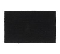 vidaXL Tapis de Porte Noir 50x80 cm Fibre de Coco touffeté