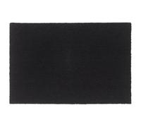Vidaxl Tapis De Porte Noir 60x90 Cm Fibre De Coco Touffeté