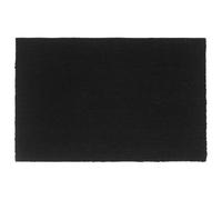 Vidaxl Tapis De Porte Noir 65x100 Cm Fibre De Coco Touffeté
