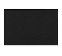 Vidaxl Tapis De Porte Noir 80 X 120 Cm Tissu En Teddy