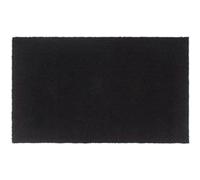 Vidaxl Tapis De Porte Noir 90x150 Cm Fibre De Coco Touffeté